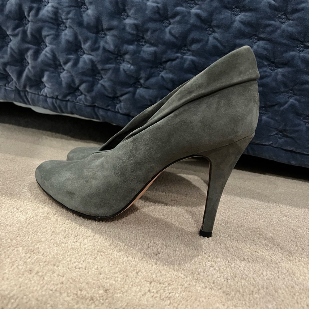 Steve Madden Gray High Heel Ankle Booties